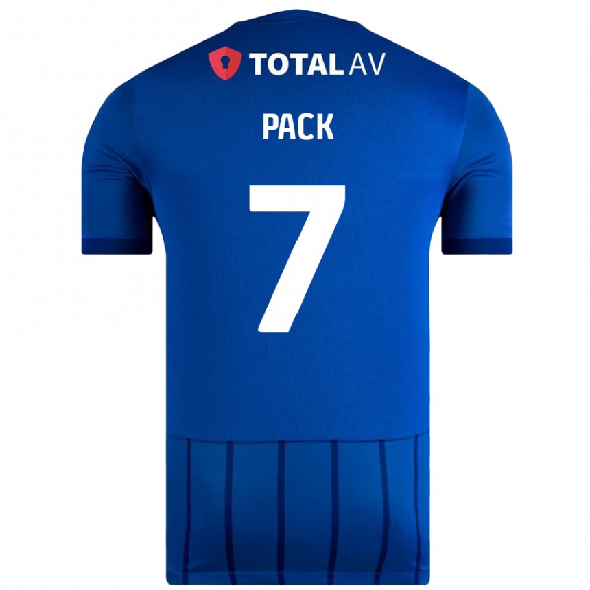 Kids Football Marlon Pack #7 Blue Home Jersey 2024/25 T-Shirt Nz