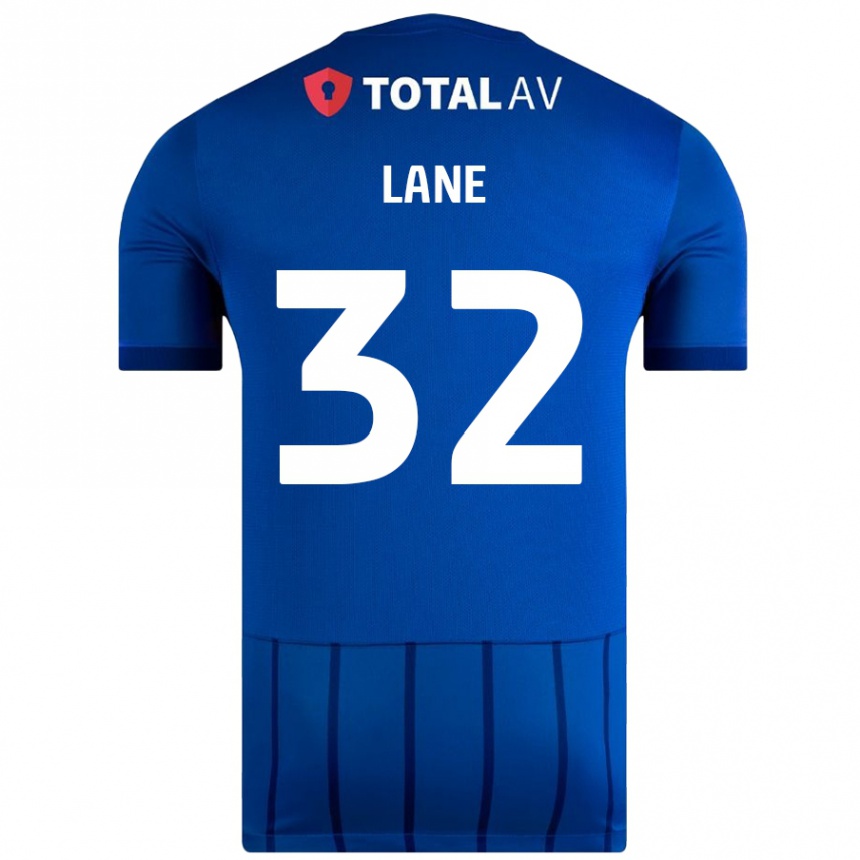 Kids Football Paddy Lane #32 Blue Home Jersey 2024/25 T-Shirt Nz