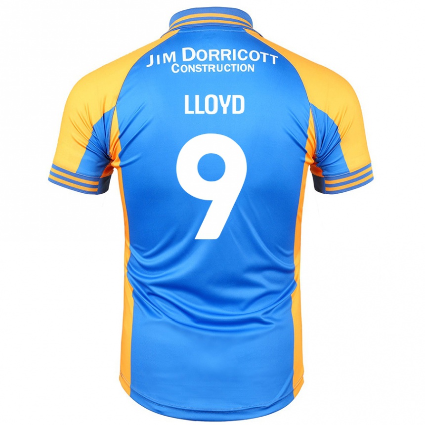 Kids Football George Lloyd #9 Blue Amber Home Jersey 2024/25 T-Shirt Nz