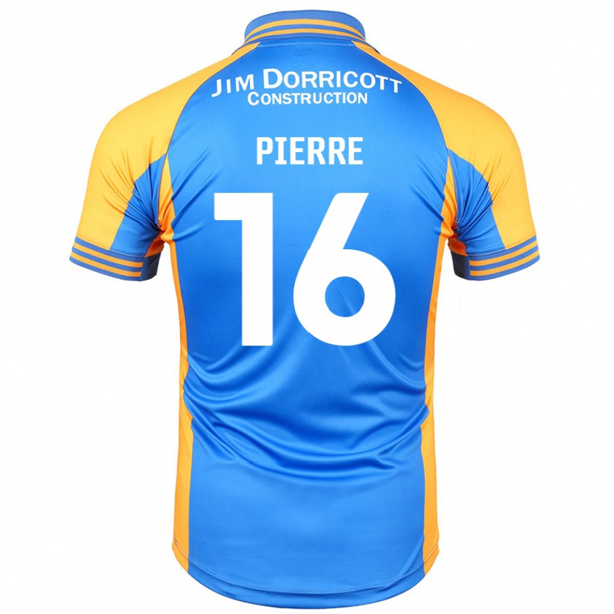 Kids Football Aaron Pierre #16 Blue Amber Home Jersey 2024/25 T-Shirt Nz