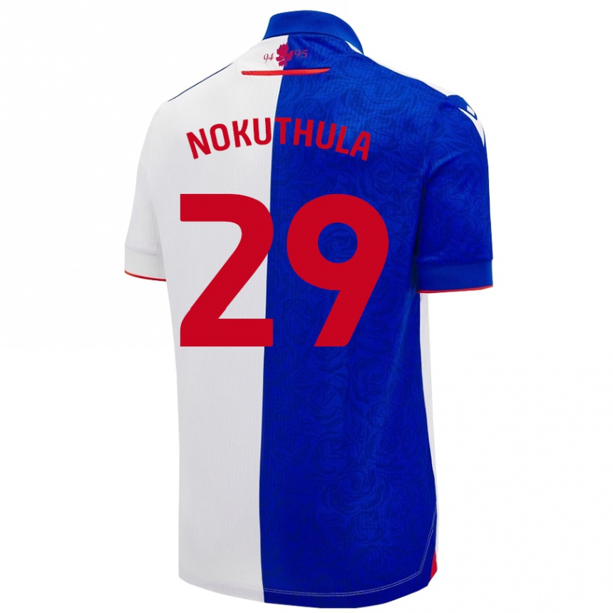 Kids Football Faith Nokuthula #29 Sky Blue White Home Jersey 2024/25 T-Shirt Nz