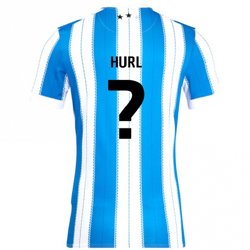 Kids Football Francis Hurl #0 Blue White Home Jersey 2024/25 T-Shirt Nz