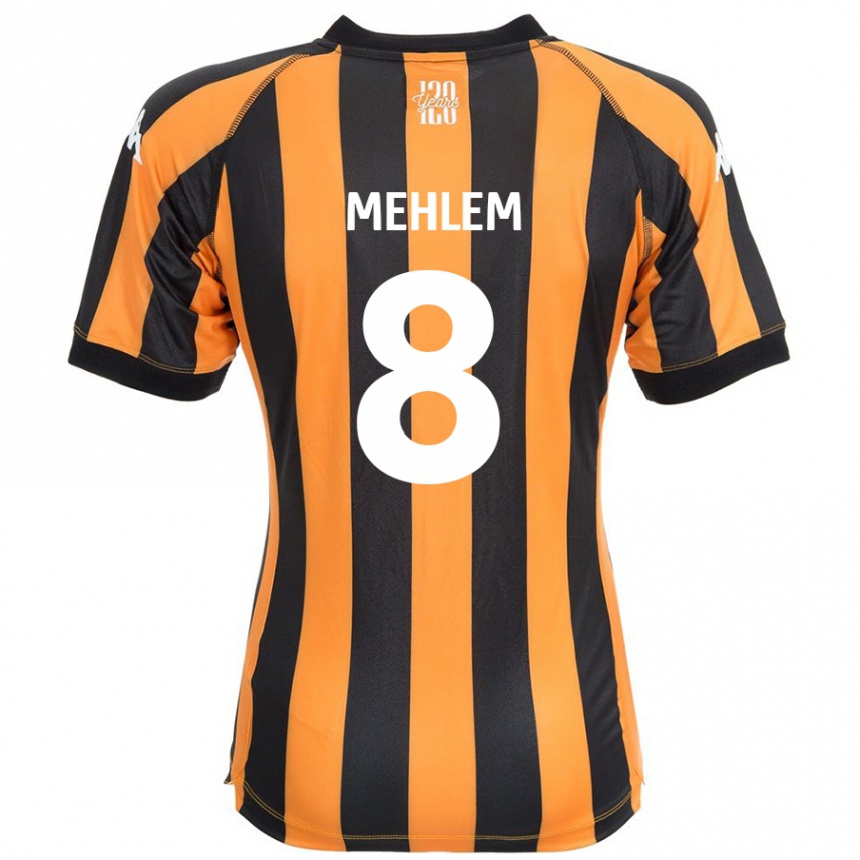 Kids Football Marvin Mehlem #8 Black Amber Home Jersey 2024/25 T-Shirt Nz