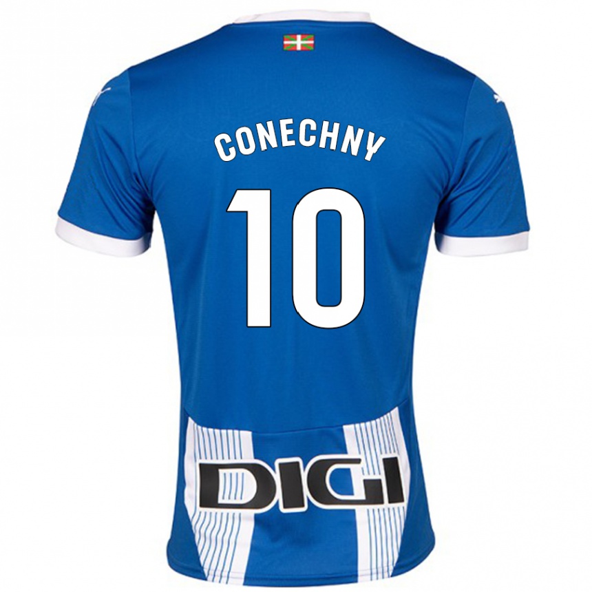 Kids Football Tomás Conechny #10 Blue Home Jersey 2024/25 T-Shirt Nz