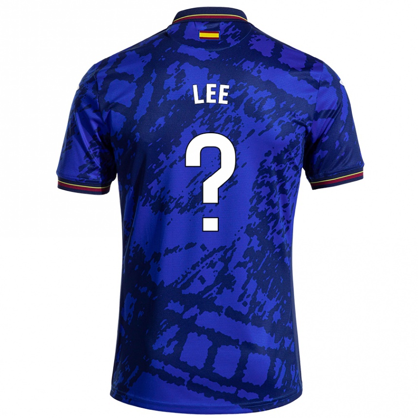 Kids Football Sang-Min Lee #0 Darker Blue Home Jersey 2024/25 T-Shirt Nz