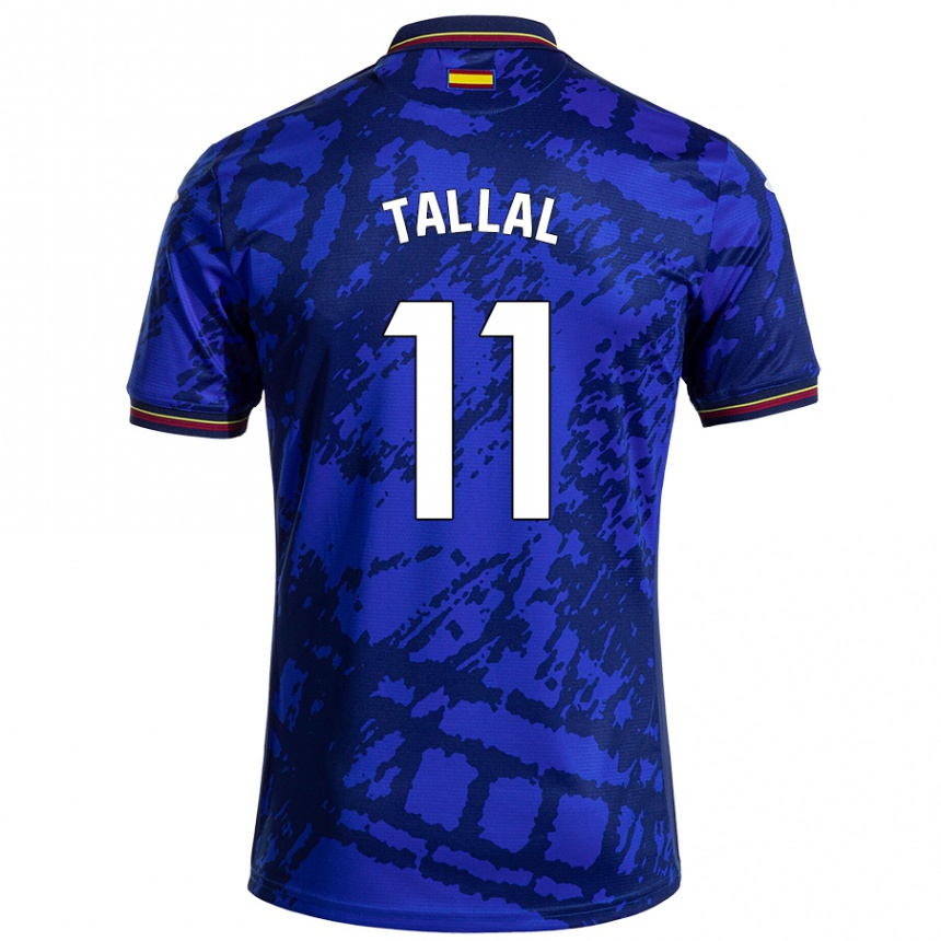 Kids Football Yassin Tallal #11 Darker Blue Home Jersey 2024/25 T-Shirt Nz