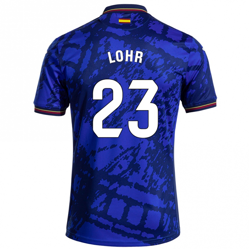 Kids Football Luca Lohr #23 Darker Blue Home Jersey 2024/25 T-Shirt Nz