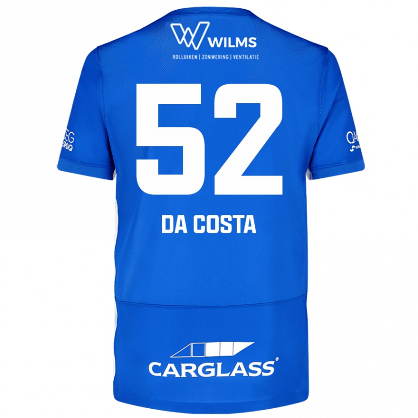 Kids Football Wilson Da Costa #52 Blue Home Jersey 2024/25 T-Shirt Nz