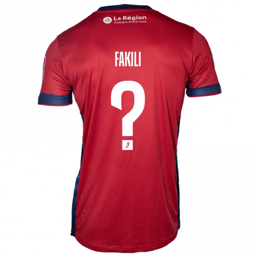 Kids Football Ilhan Fakili #0 Light Burgundy Home Jersey 2024/25 T-Shirt Nz