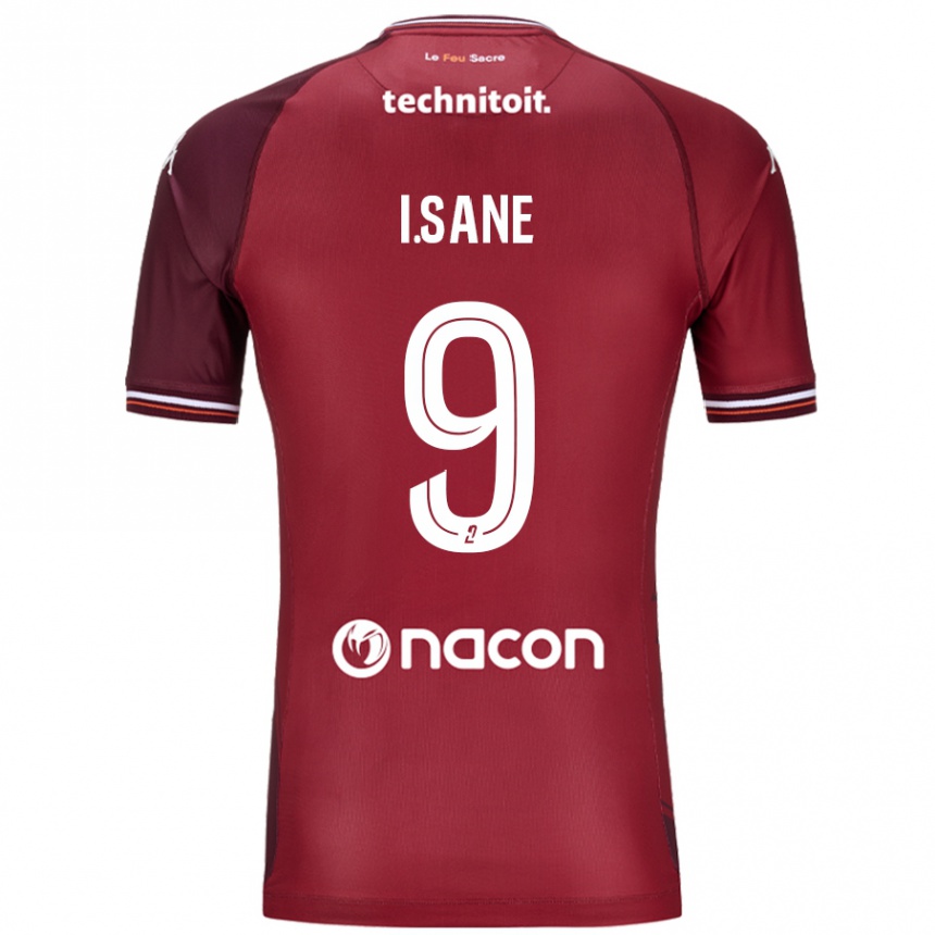 Kids Football Ibou Sané #9 Red Granata Home Jersey 2024/25 T-Shirt Nz