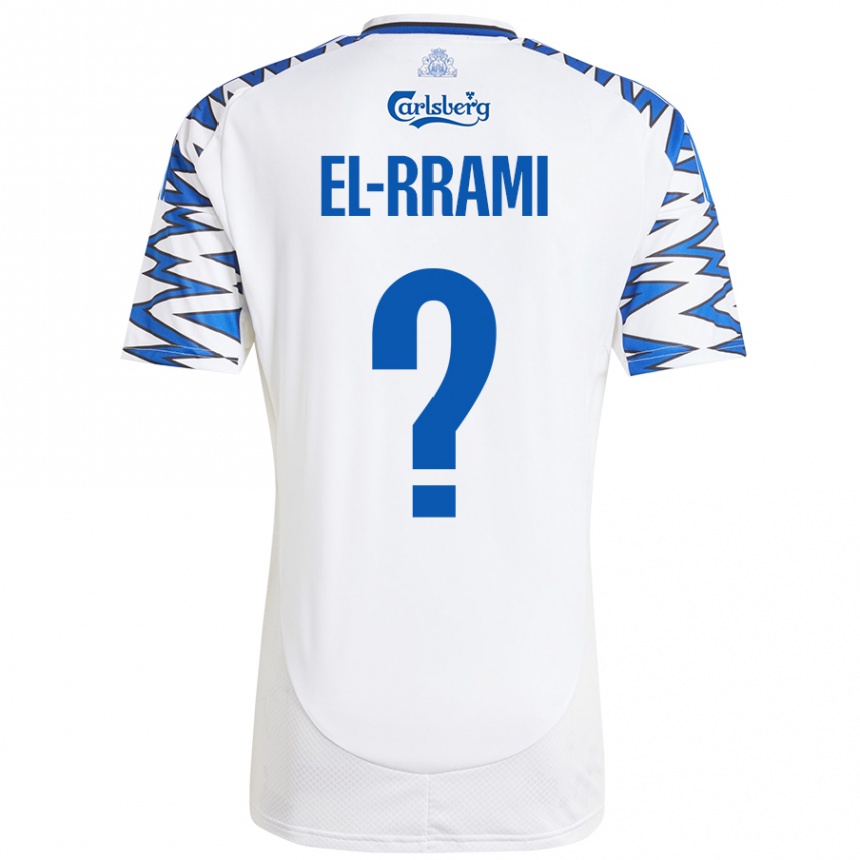 Kids Football Jamil El-Rrami #0 White Sky Blue Home Jersey 2024/25 T-Shirt Nz