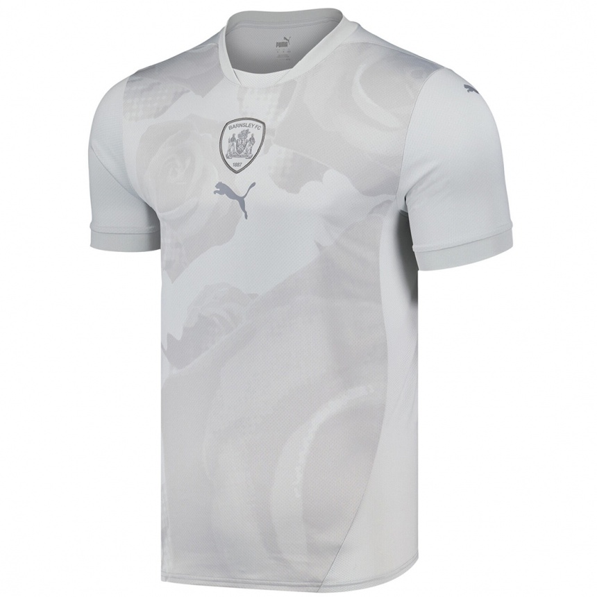 Kids Football Adam Hayton #27 Silver Gray Away Jersey 2024/25 T-Shirt Nz