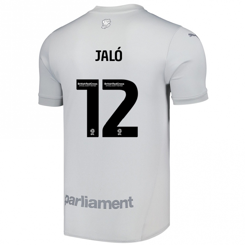 Kids Football Fábio Jaló #12 Silver Gray Away Jersey 2024/25 T-Shirt Nz