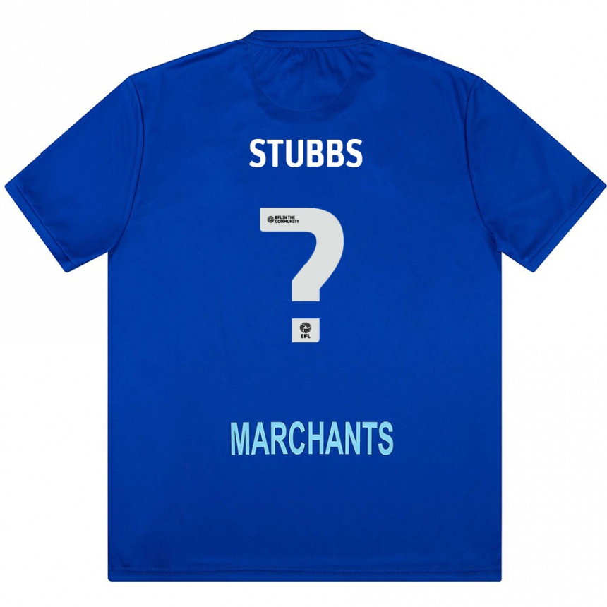 Kids Football Sam Stubbs #0 Green Away Jersey 2024/25 T-Shirt Nz