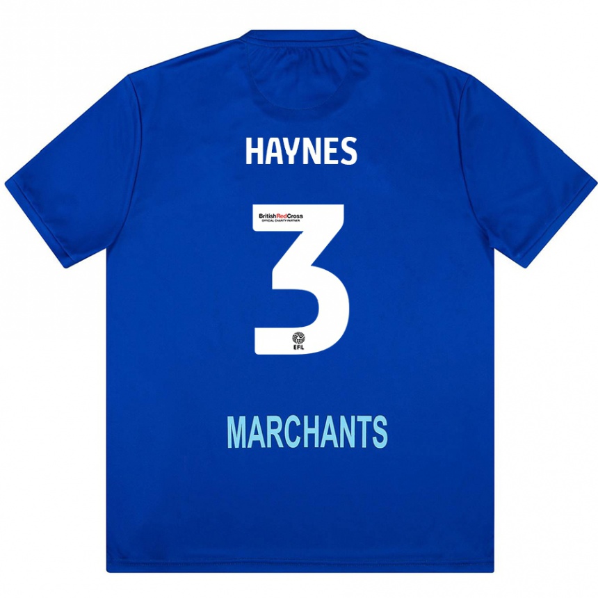 Kids Football Ryan Haynes #3 Green Away Jersey 2024/25 T-Shirt Nz