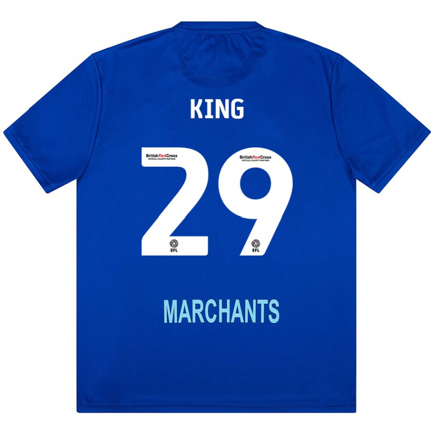 Kids Football Tom King #29 Green Away Jersey 2024/25 T-Shirt Nz