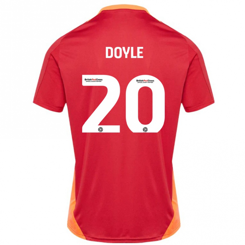 Kids Football Kamari Doyle #20 Blue Off White Away Jersey 2024/25 T-Shirt Nz