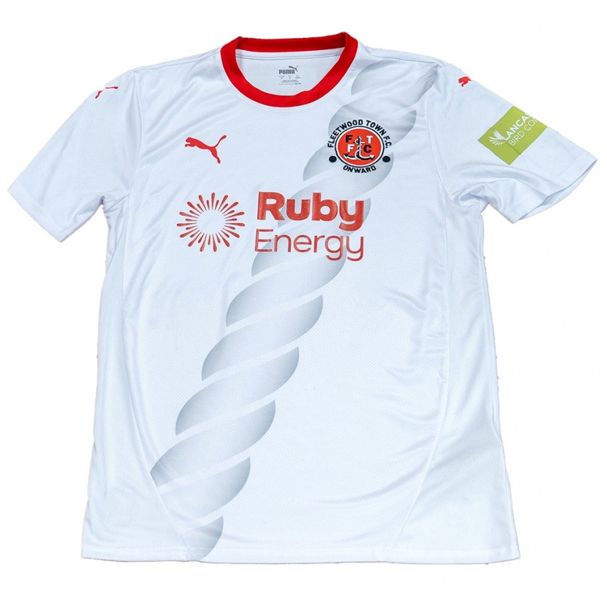 Kids Football Adham Slater #0 White Away Jersey 2024/25 T-Shirt Nz