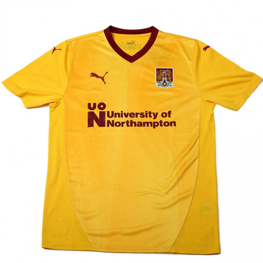 Kids Football Your Name #0 Orange  Burgundy Away Jersey 2024/25 T-Shirt Nz