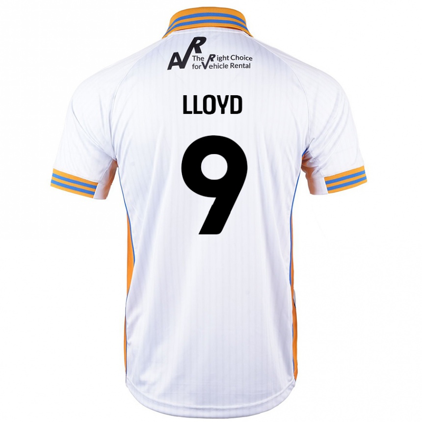 Kids Football George Lloyd #9 White Away Jersey 2024/25 T-Shirt Nz