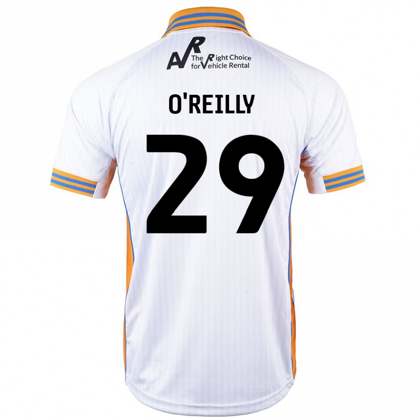 Kids Football Tommi O'reilly #29 White Away Jersey 2024/25 T-Shirt Nz