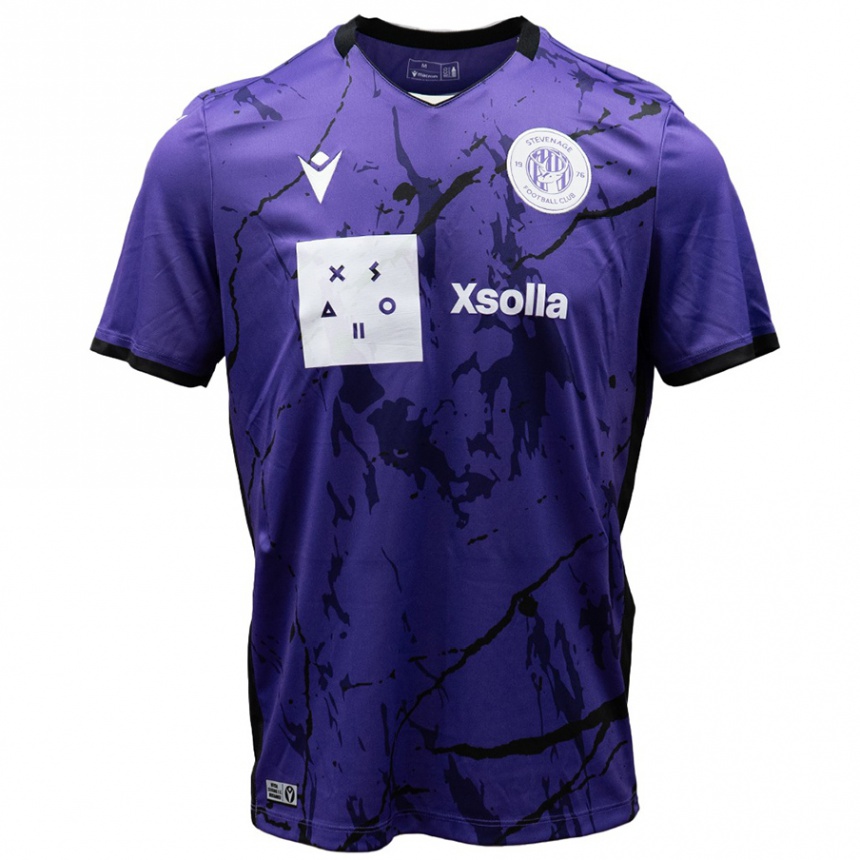 Kids Football Ben Thompson #24 Purple Away Jersey 2024/25 T-Shirt Nz