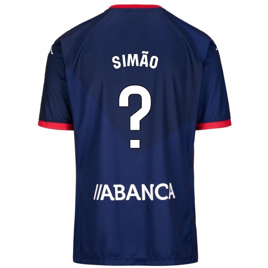 Kids Football Iano Simão #2 Navy Blue Away Jersey 2024/25 T-Shirt Nz