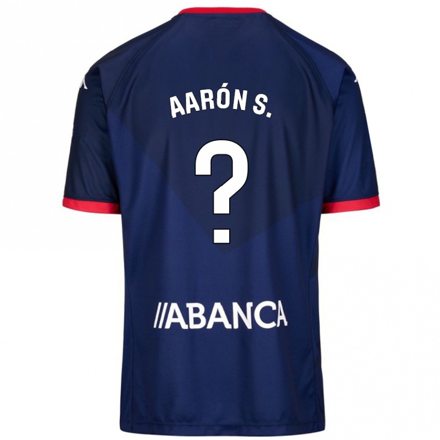 Kids Football Aarón Sánchez #0 Navy Blue Away Jersey 2024/25 T-Shirt Nz