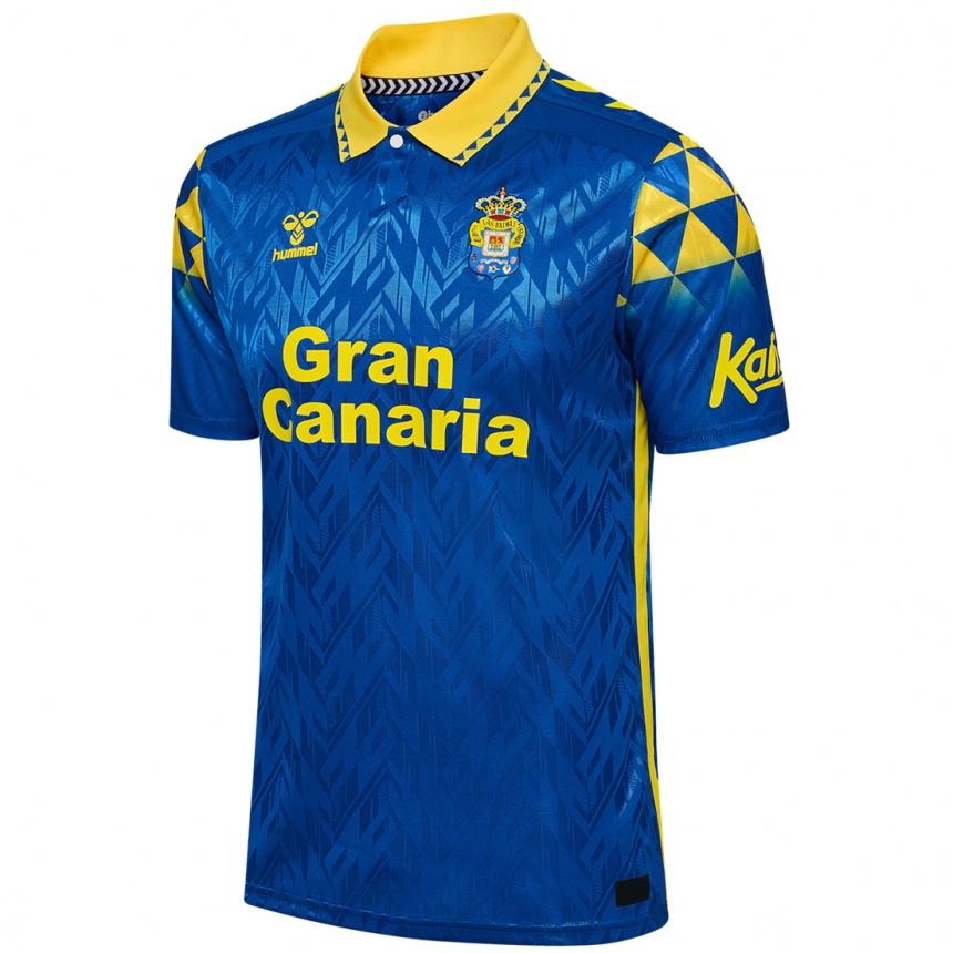 Kids Football Iván Cédric #0 Blue Yellow Away Jersey 2024/25 T-Shirt Nz