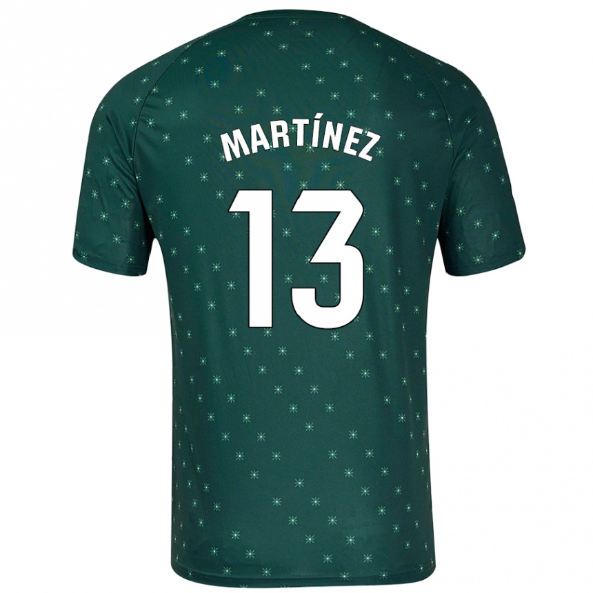 Kids Football Fernando Martínez #13 Dark Green Away Jersey 2024/25 T-Shirt Nz