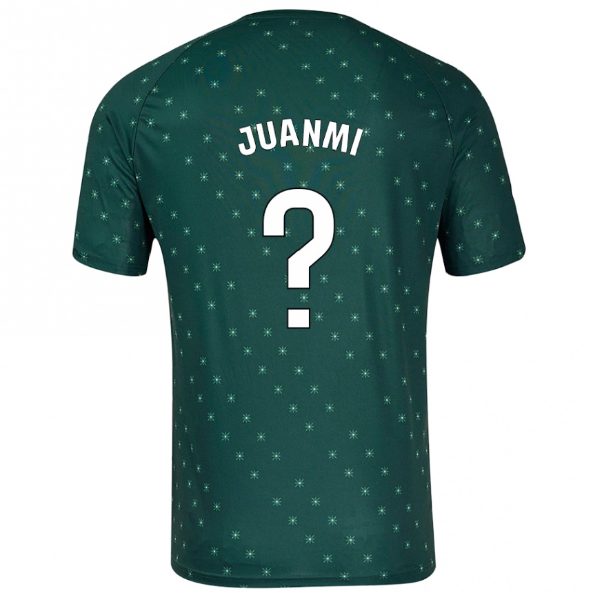 Kids Football Juanmi García #0 Dark Green Away Jersey 2024/25 T-Shirt Nz