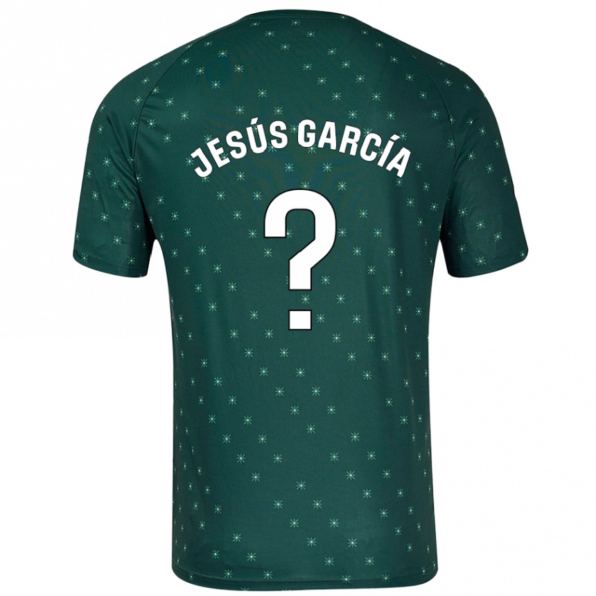 Kids Football Jesús García #0 Dark Green Away Jersey 2024/25 T-Shirt Nz