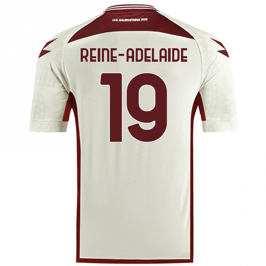 Kids Football Jeff Reine-Adelaide #19 Cream Color Away Jersey 2024/25 T-Shirt Nz