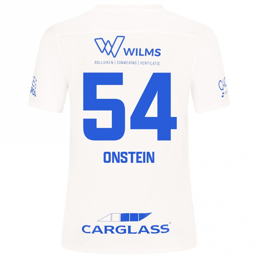 Kids Football Juwensley Onstein #54 White Away Jersey 2024/25 T-Shirt Nz