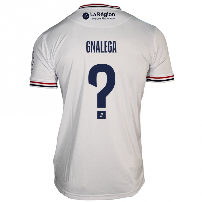 Kids Football Fred Gnalega #0 White Away Jersey 2024/25 T-Shirt Nz