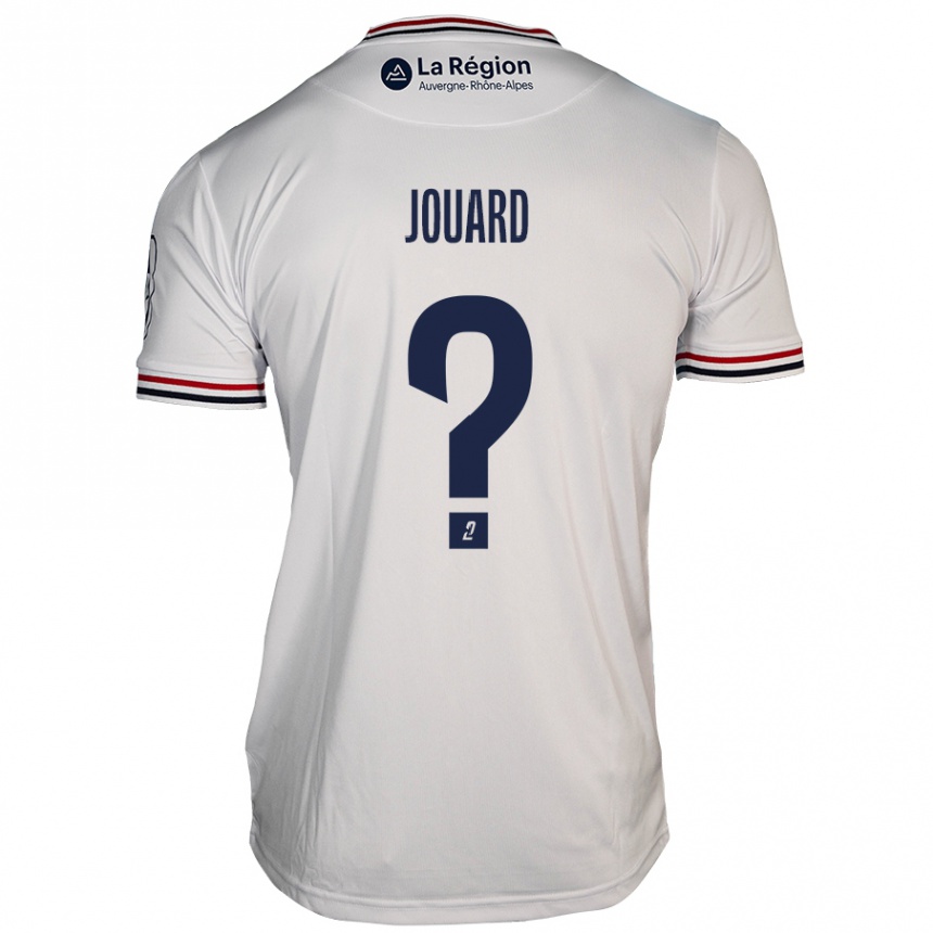 Kids Football Dylan Jouard #0 White Away Jersey 2024/25 T-Shirt Nz