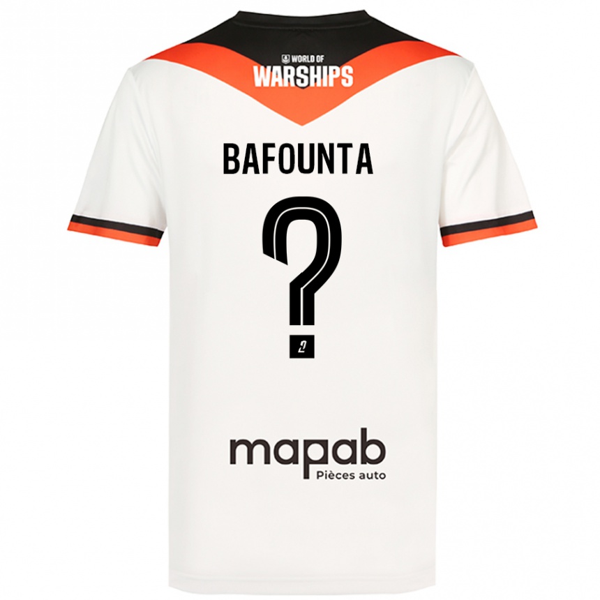 Kids Football Kamal Bafounta #0 White Away Jersey 2024/25 T-Shirt Nz