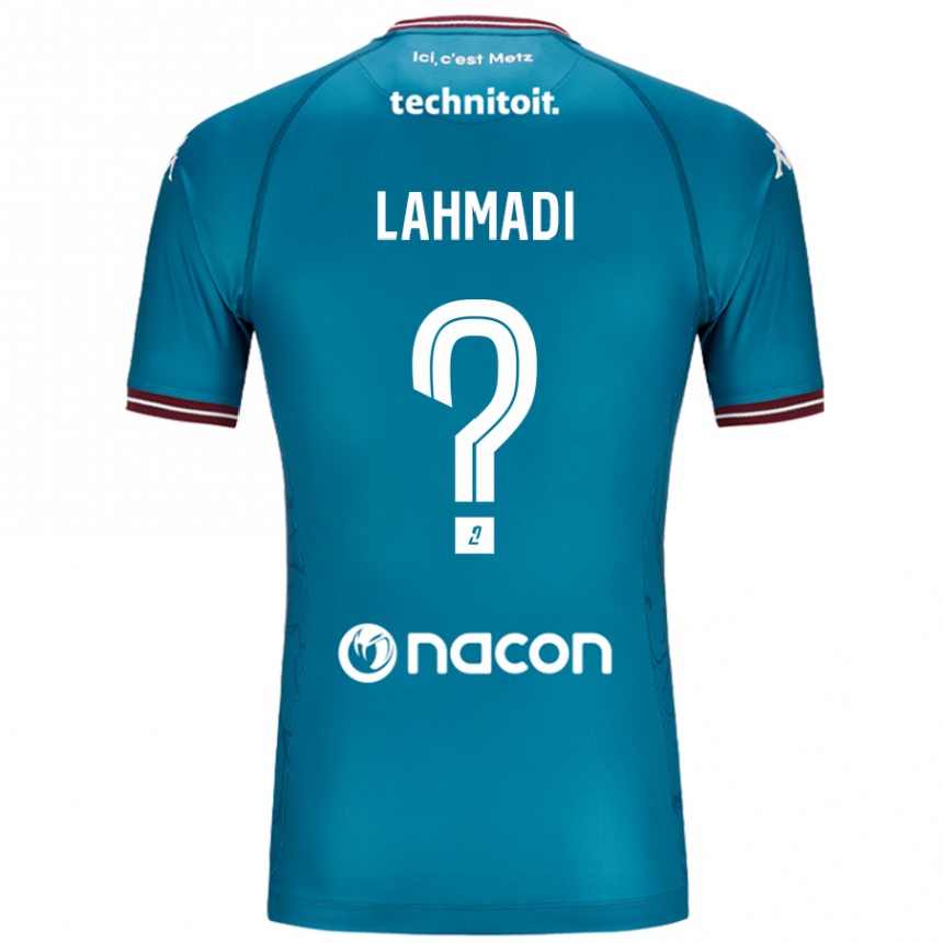 Kids Football Mehdi Lahmadi #0 Bleu Petrole Away Jersey 2024/25 T-Shirt Nz