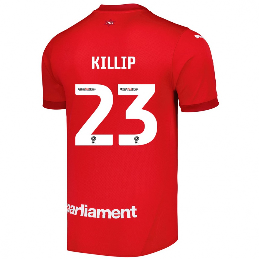 Men Football Ben Killip #23 Red Home Jersey 2024/25 T-Shirt Nz