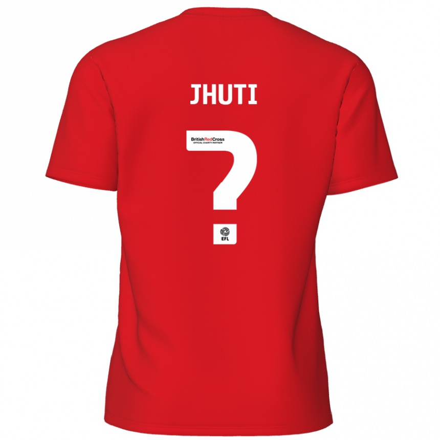 Men Football Reece Jhuti #0 Red Home Jersey 2024/25 T-Shirt Nz