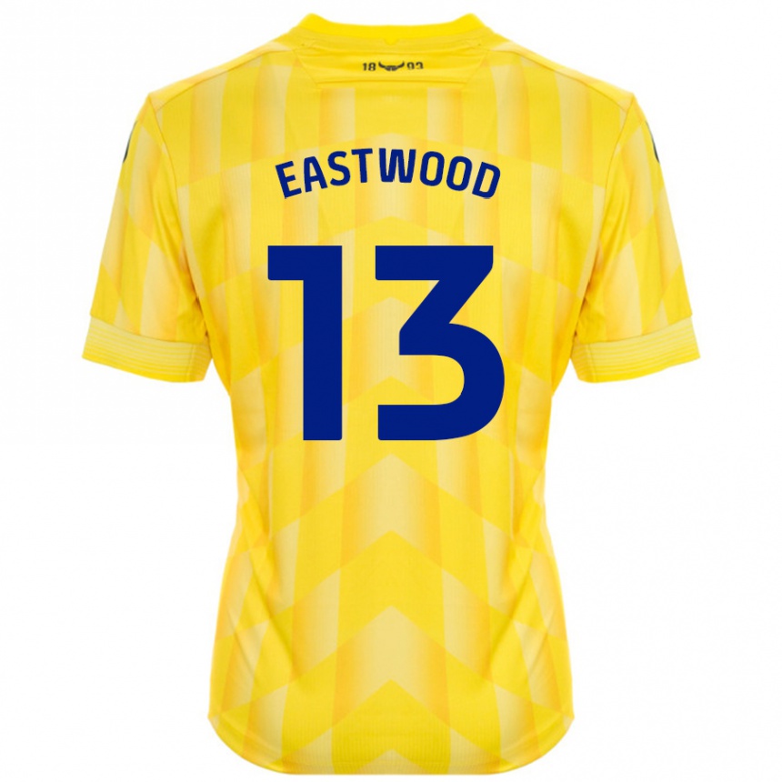 Men Football Simon Eastwood #13 Yellow Home Jersey 2024/25 T-Shirt Nz