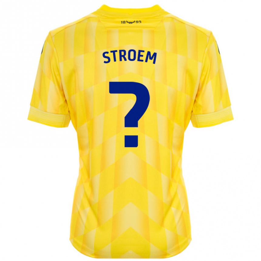 Men Football Lena Stroem #0 Yellow Home Jersey 2024/25 T-Shirt Nz