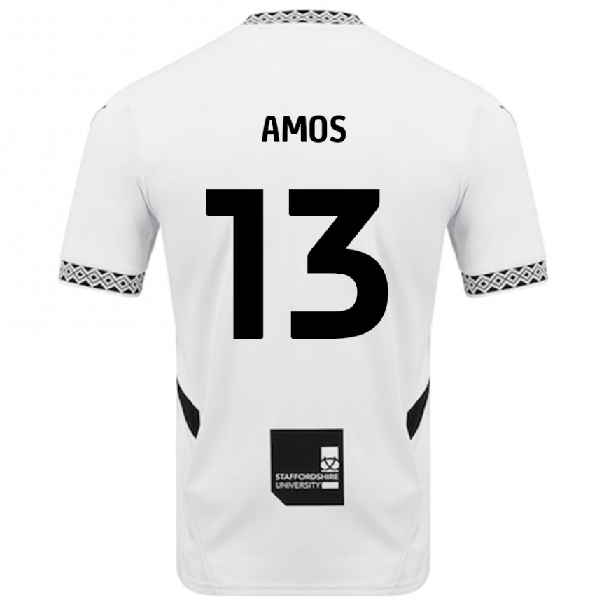 Men Football Ben Amos #13 White Home Jersey 2024/25 T-Shirt Nz