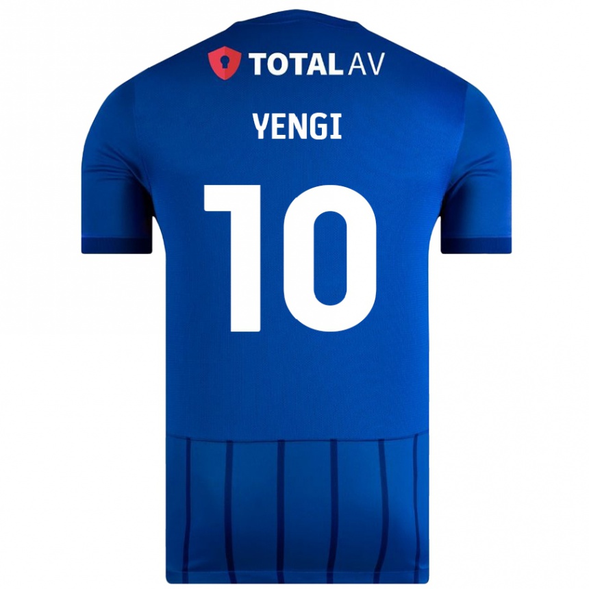 Men Football Kusini Yengi #10 Blue Home Jersey 2024/25 T-Shirt Nz