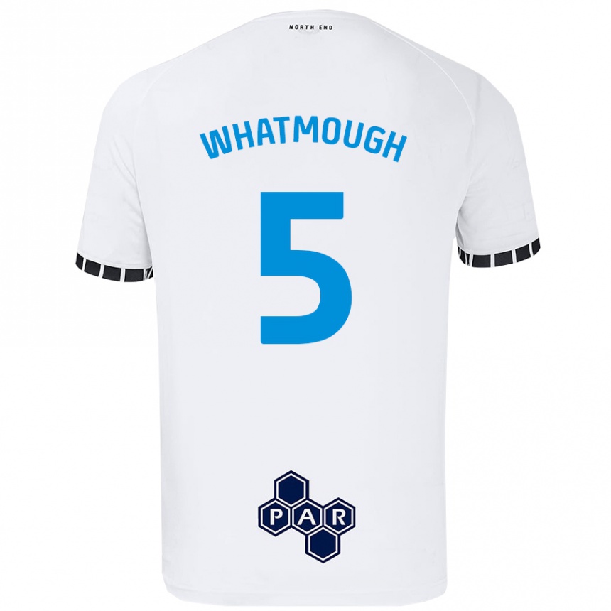 Men Football Jack Whatmough #5 White Home Jersey 2024/25 T-Shirt Nz