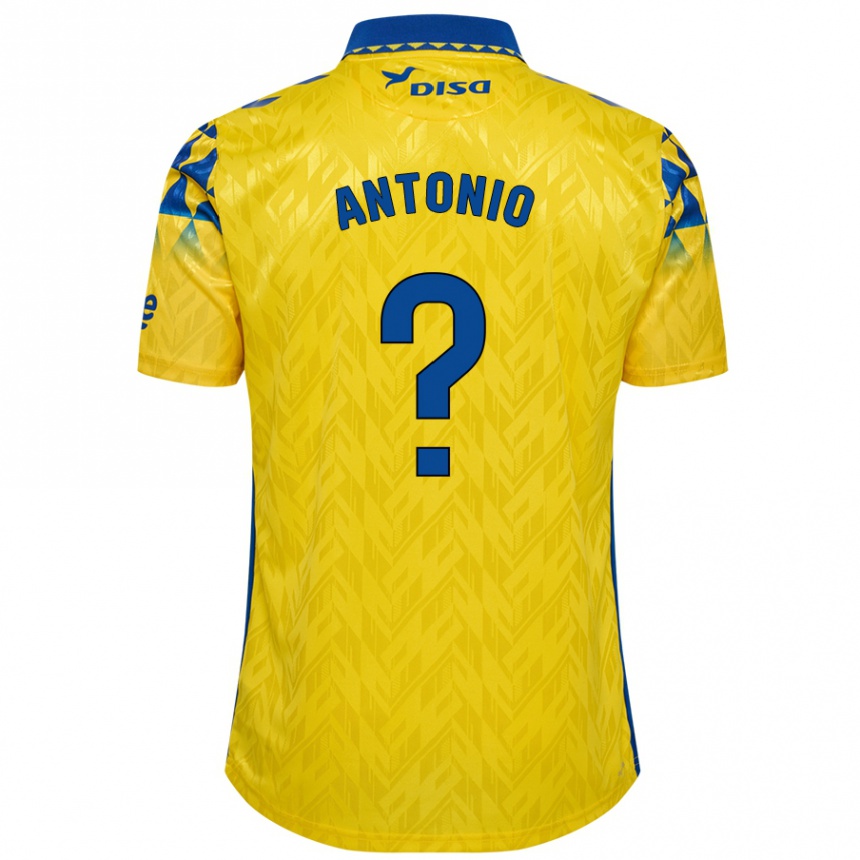 Men Football Antonio Hernández #0 Yellow Blue Home Jersey 2024/25 T-Shirt Nz