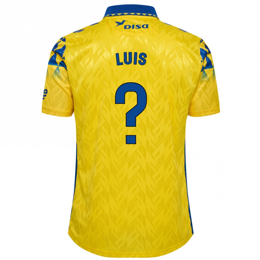 Men Football Ryan Luis #0 Yellow Blue Home Jersey 2024/25 T-Shirt Nz