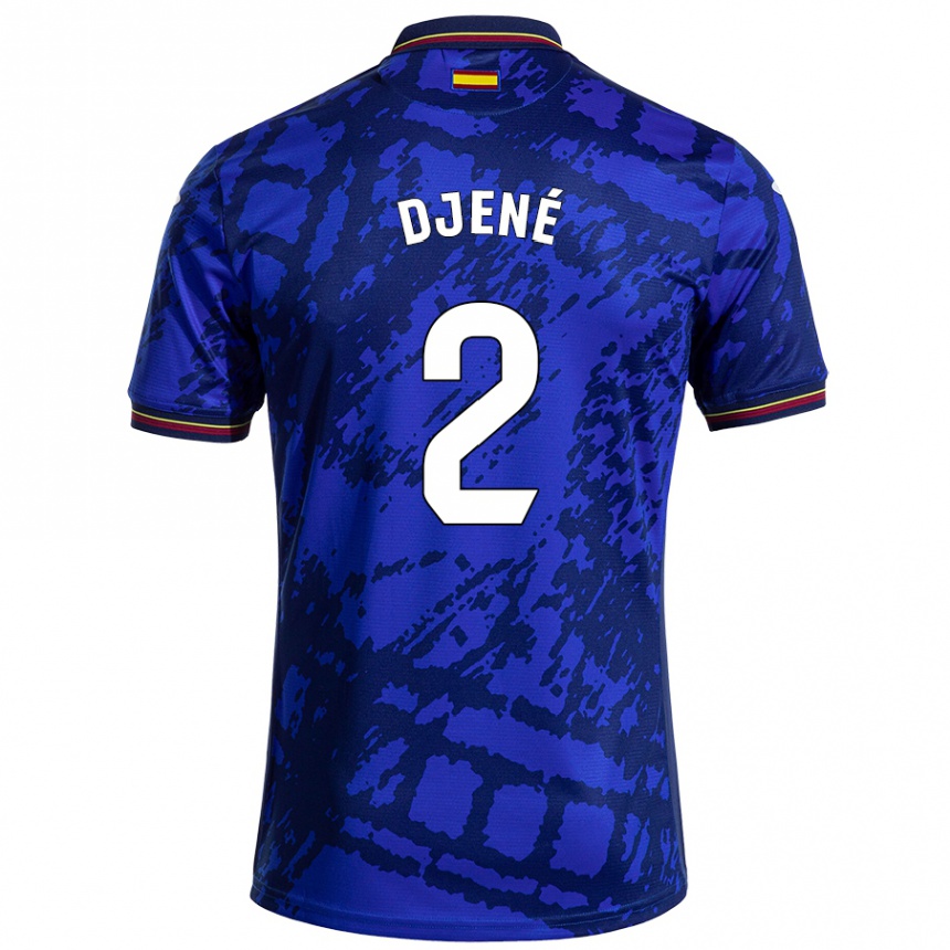 Men Football Djené #2 Darker Blue Home Jersey 2024/25 T-Shirt Nz