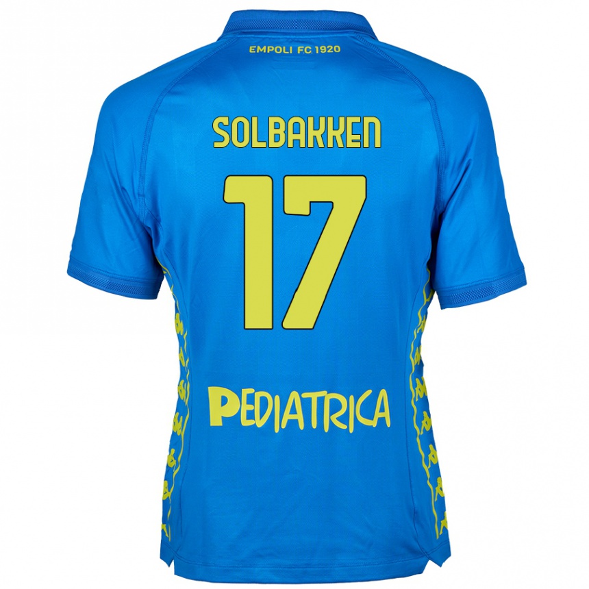 Men Football Ola Solbakken #17 Blue Home Jersey 2024/25 T-Shirt Nz