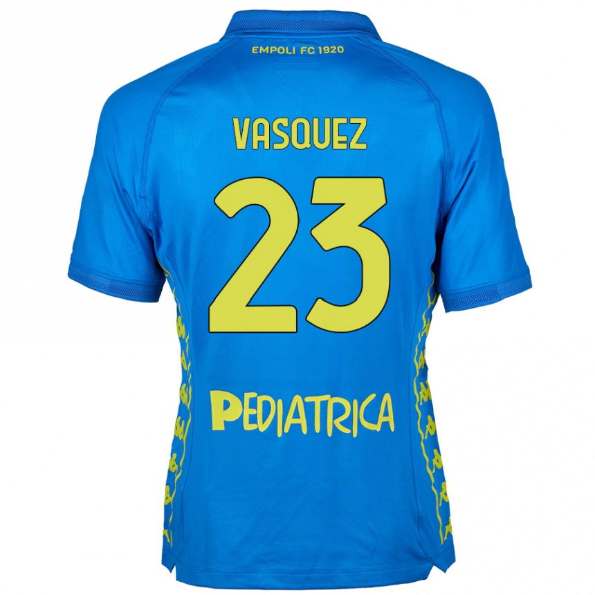 Men Football Devis Vásquez #23 Blue Home Jersey 2024/25 T-Shirt Nz